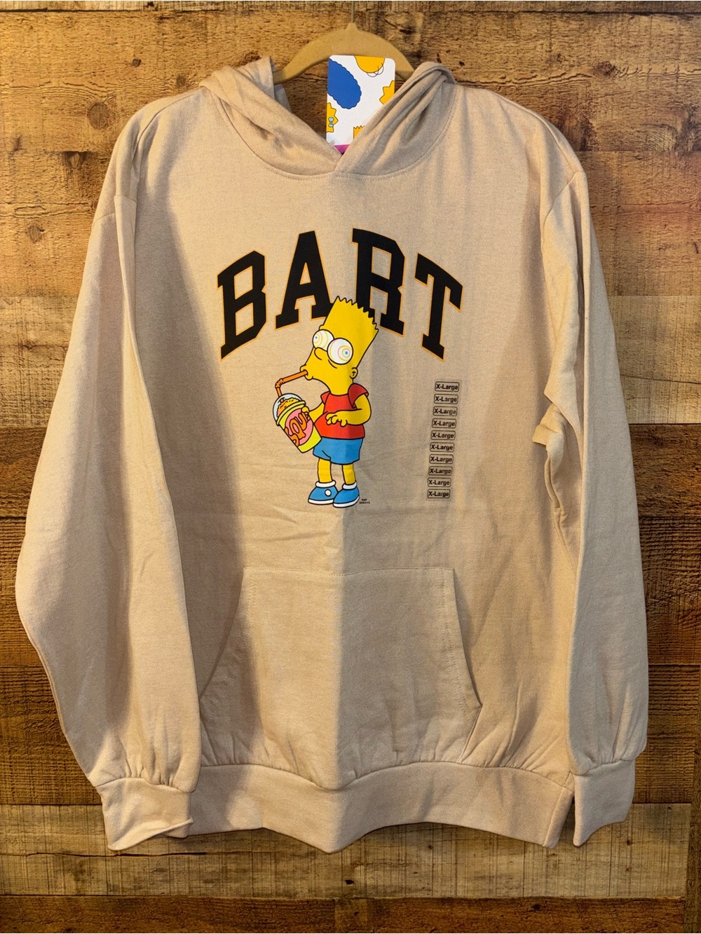 Bart Simpson Brain Freeze pullover Hoodie - Picture 2 of 4